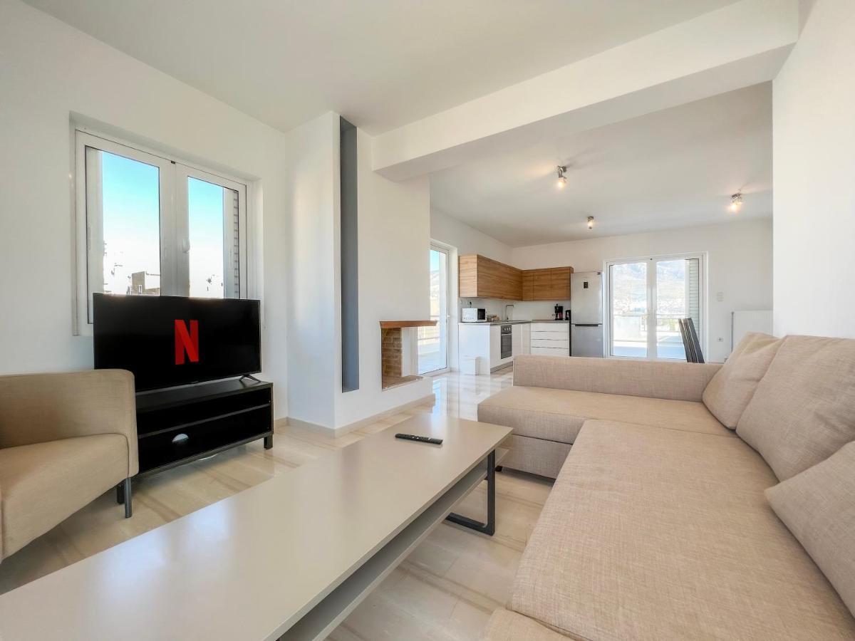 Panoramic Cityscape Maisonette In Agios Dimitrios Athens Ngoại thất bức ảnh